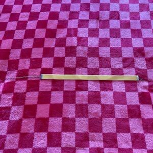 Bright yellow and gold velvet bedazzled choker